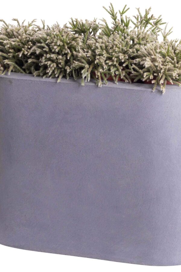 Bloempot Malou grijs breedte 44 cm VTW set van 2 stuks