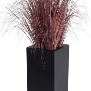 Plantenbak Michaela zwart hoogte 80 cm VTW