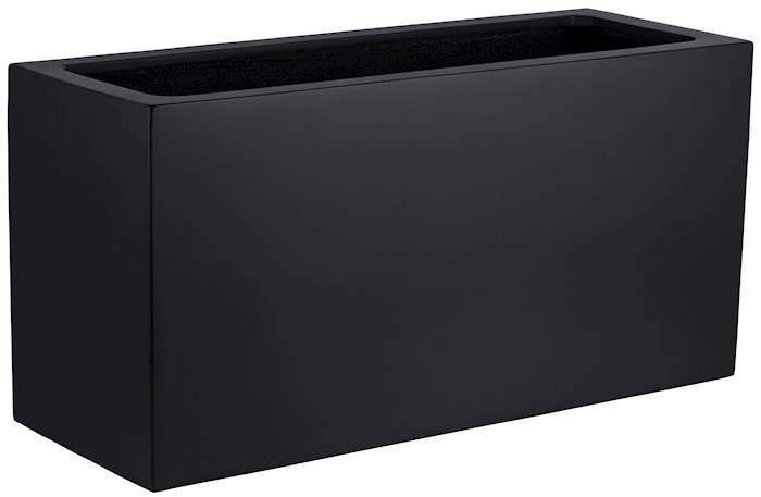 Plantenbak Indy zwart breedte 80 cm VTW - Afbeelding 2