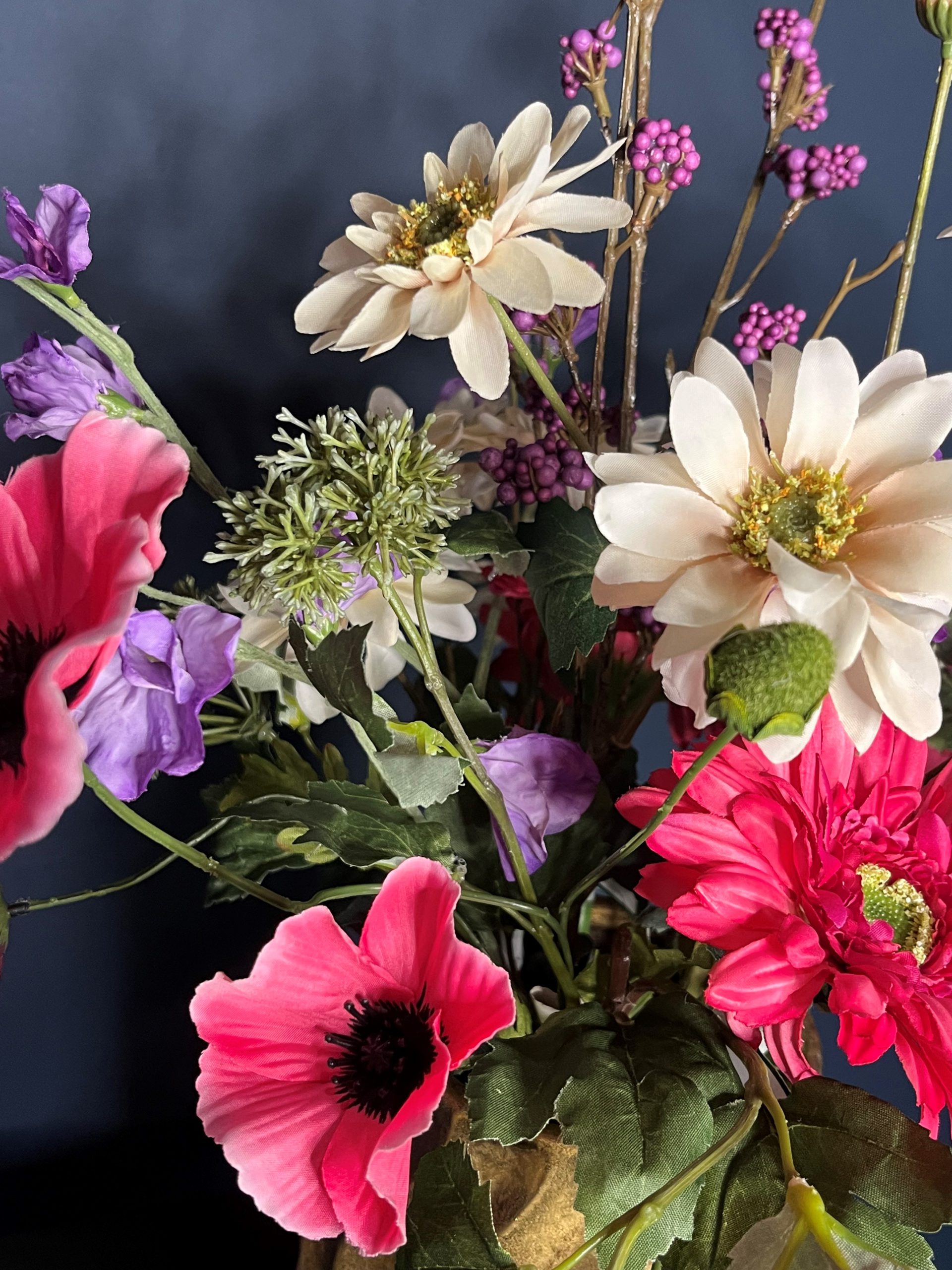 Zijdebloemen boeket Rosa - Afbeelding 2