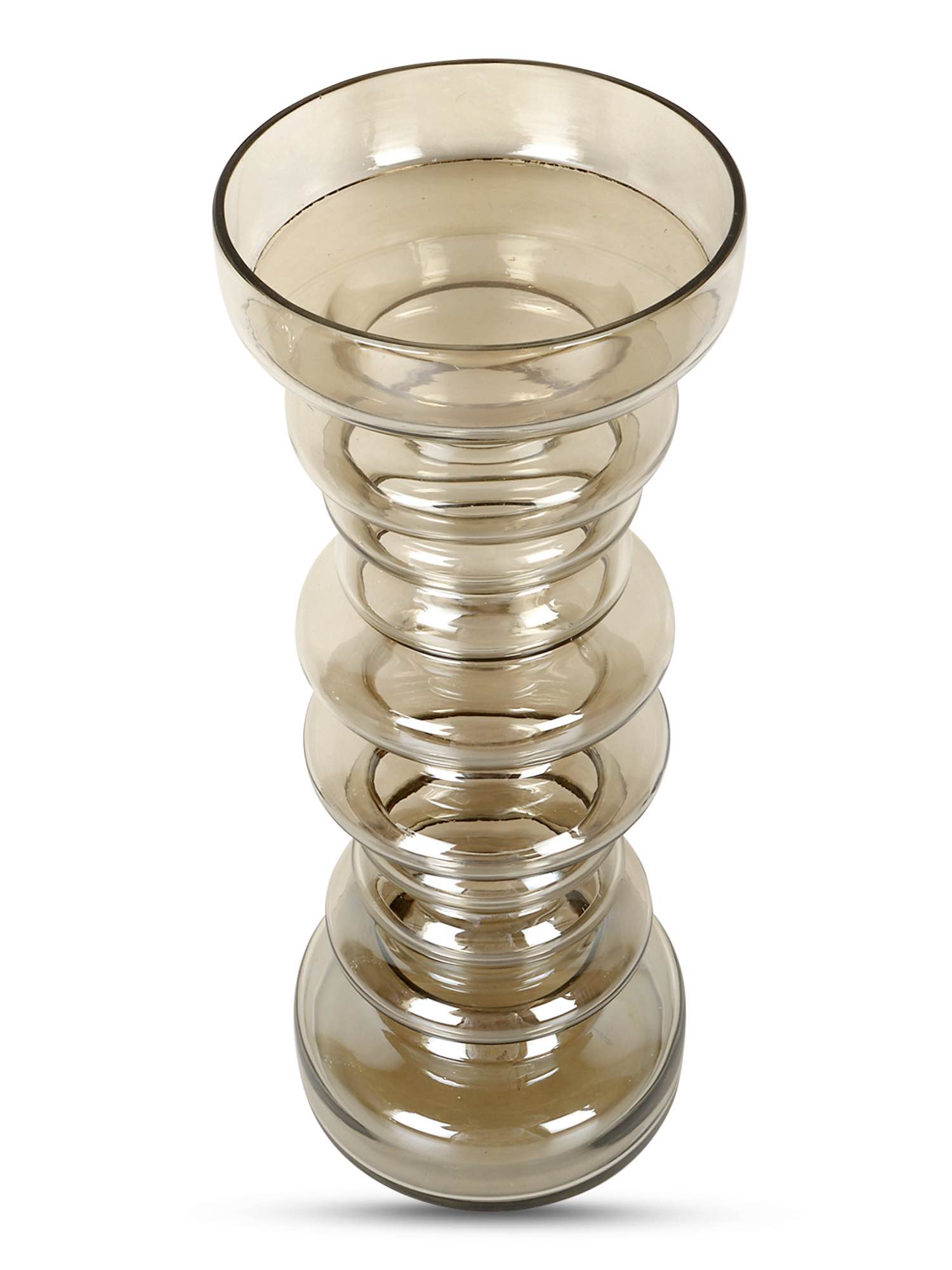 bombyxx glazen kandelaar - medium - H30 cm - Afbeelding 3