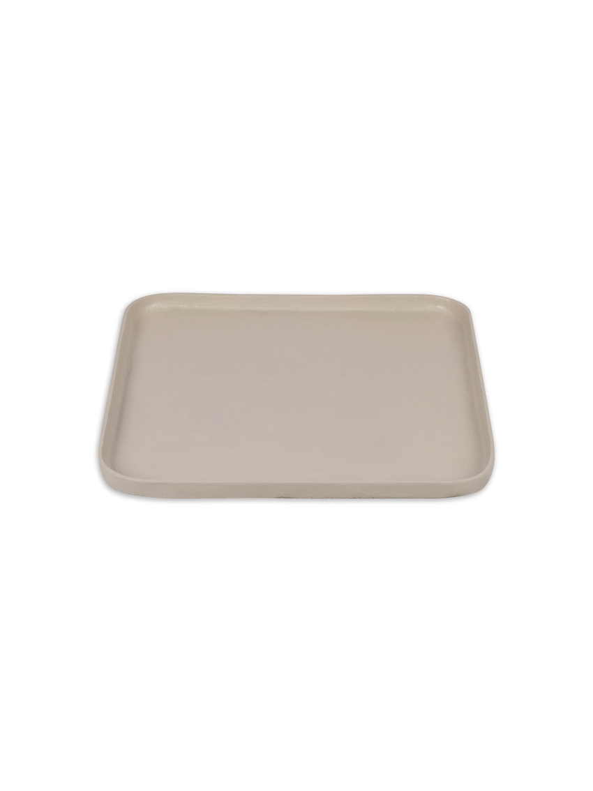 Dienblad Lyom vierkant beige S 40x40 cm - Afbeelding 3