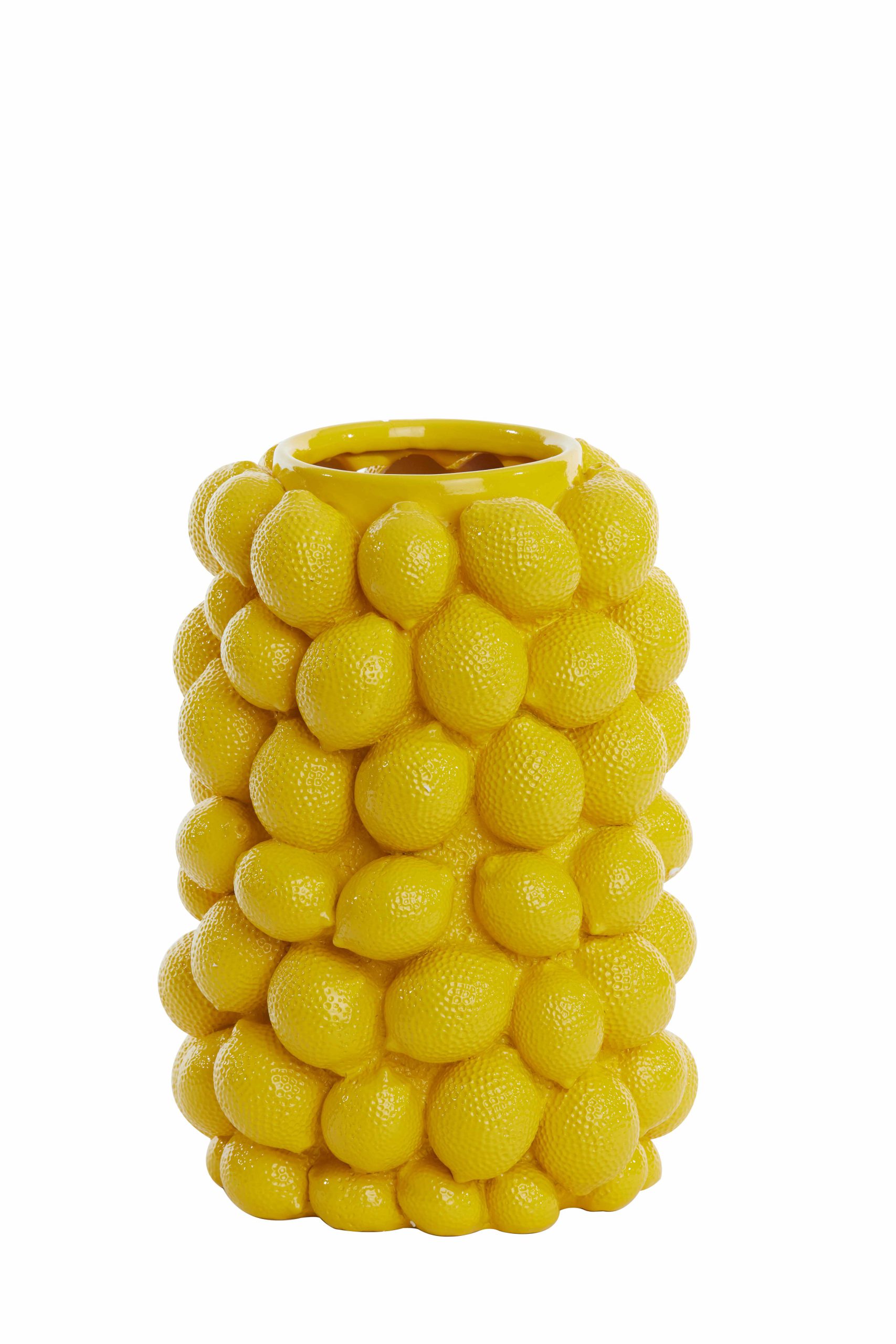 Citroenvaas geel- 31x41cm