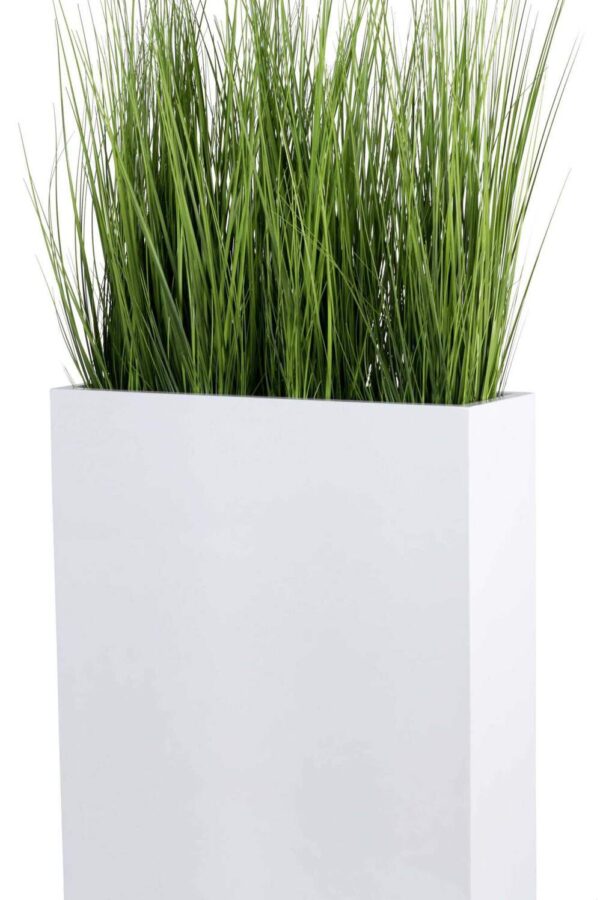 Grote plantenbak / roomdivider Doka hoogglans wit hoogte 92 cm VTW