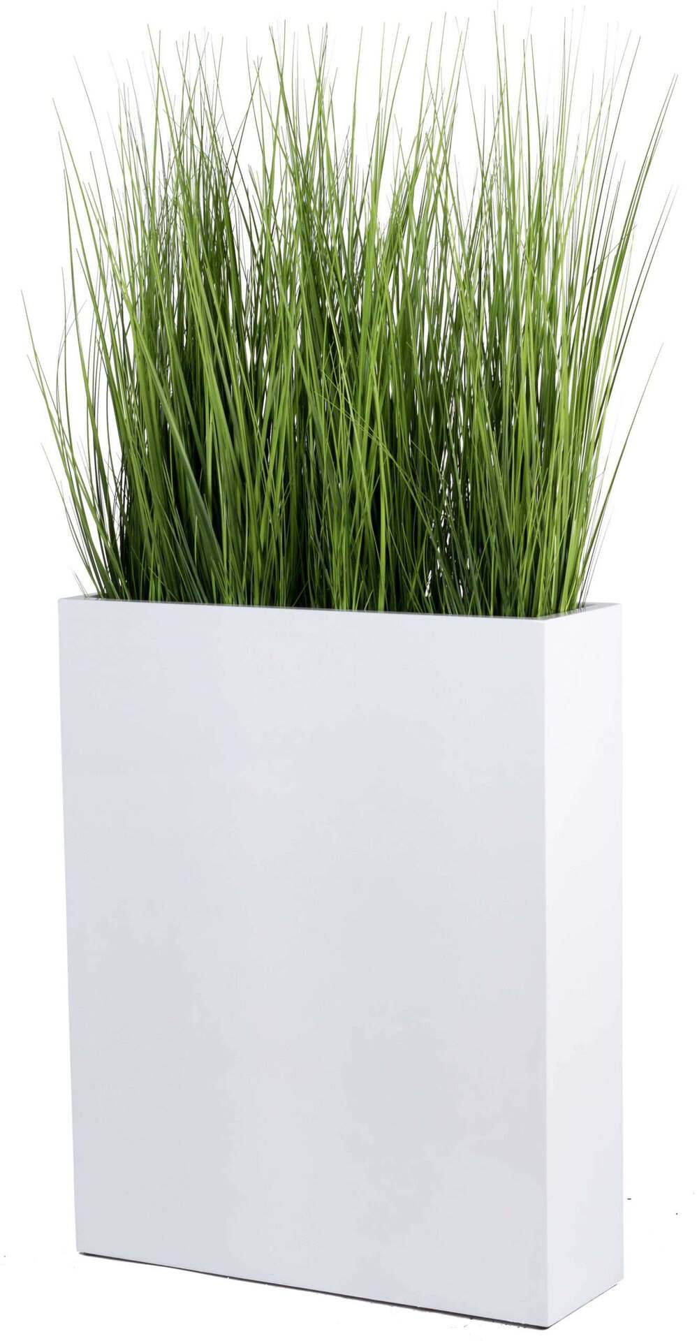 Grote plantenbak / roomdivider Doka hoogglans wit hoogte 92 cm VTW