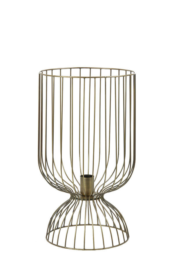 Tafellamp goud draadstaal