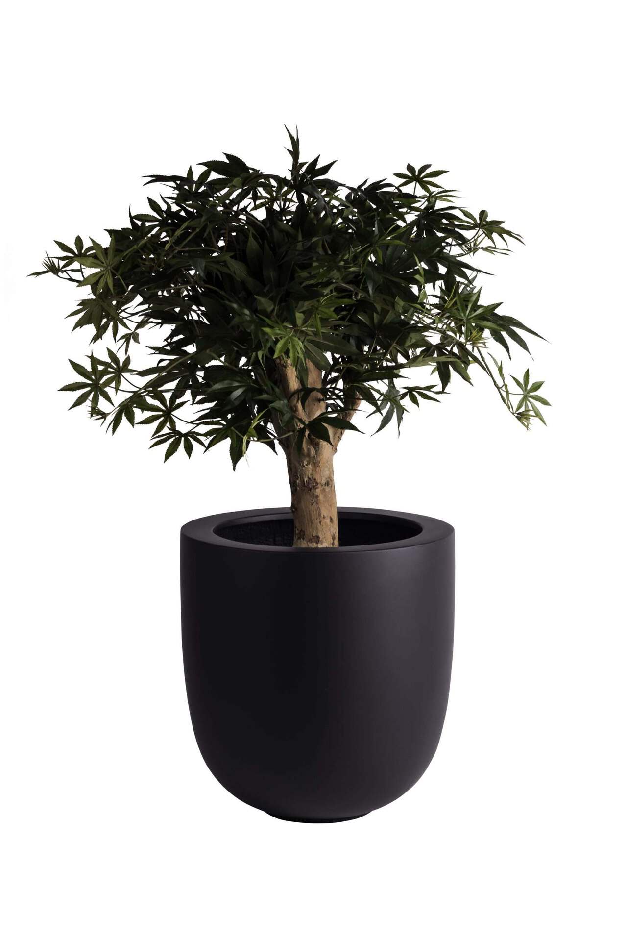 Bloempot Duko mat zwart VTW