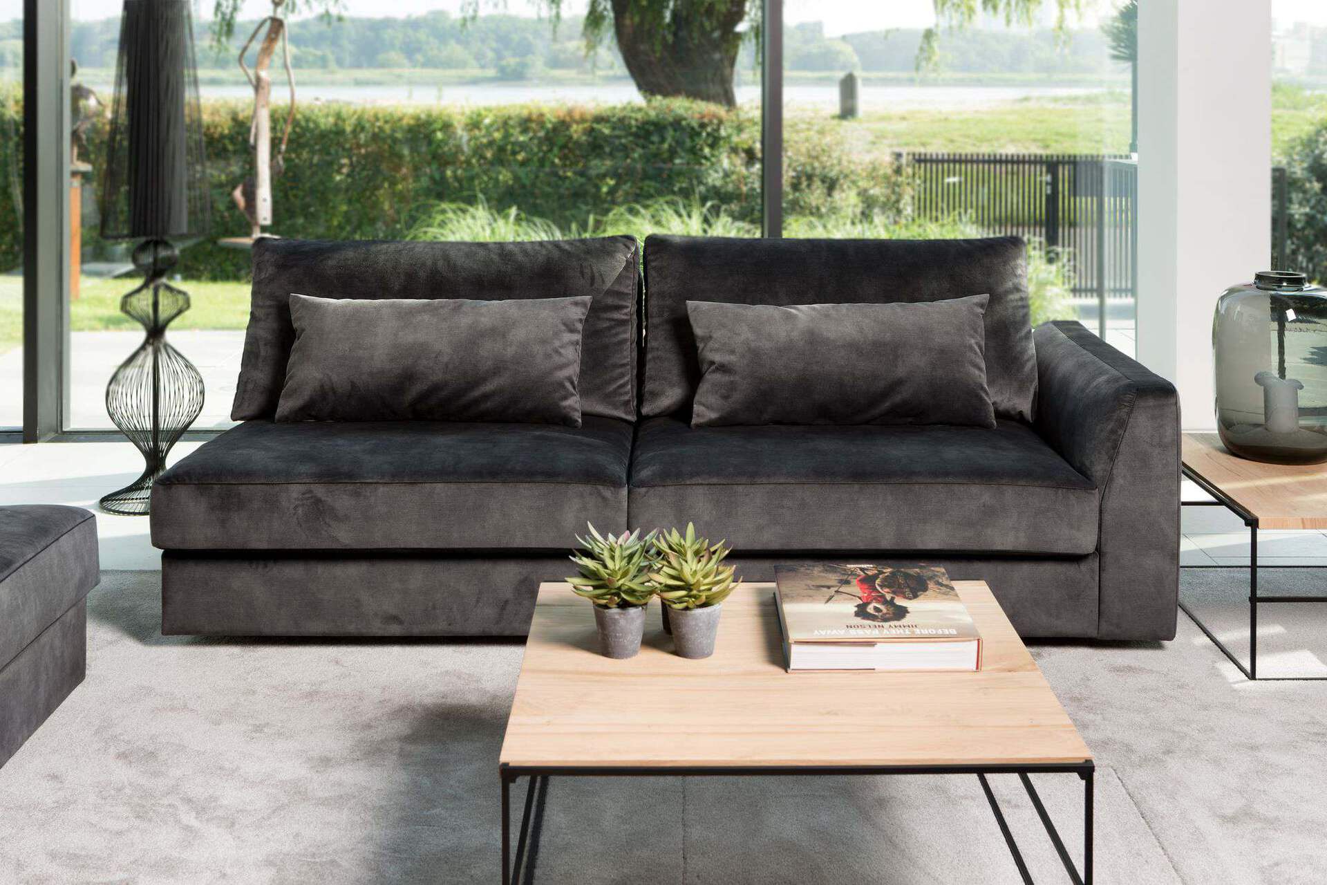 Loungebank hoekbank Adino - Afbeelding 3