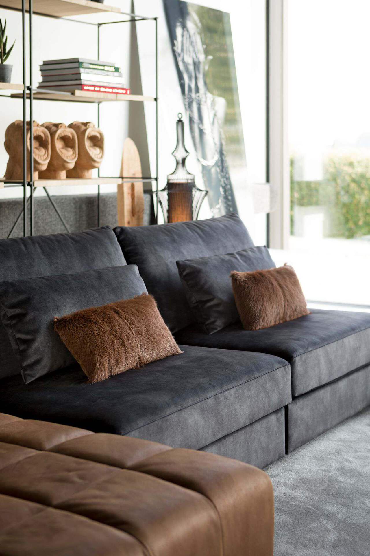 Loungebank hoekbank Adino - Afbeelding 12