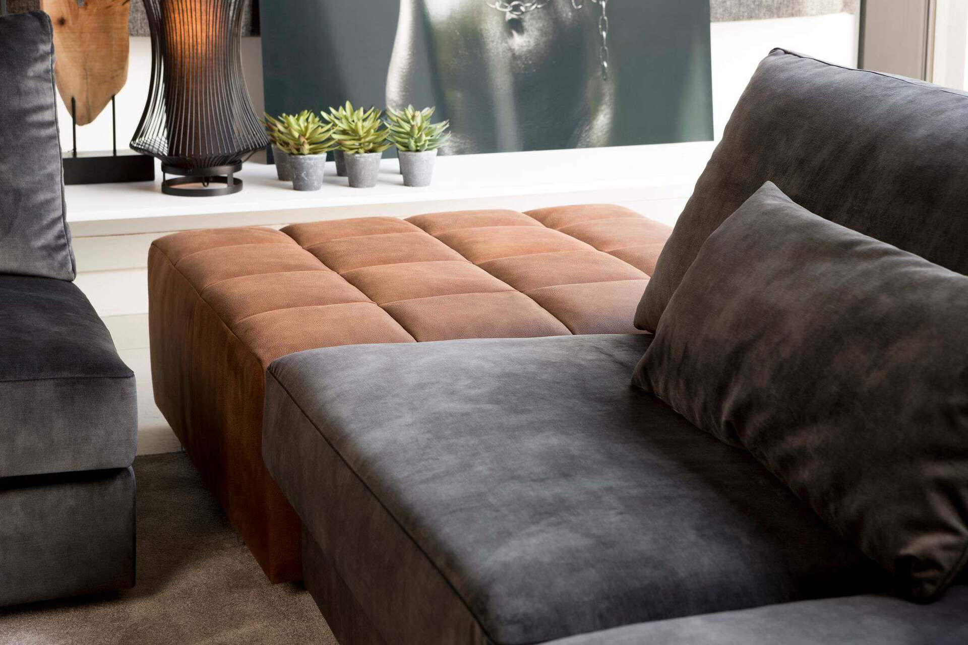 Loungebank hoekbank Adino - Afbeelding 10