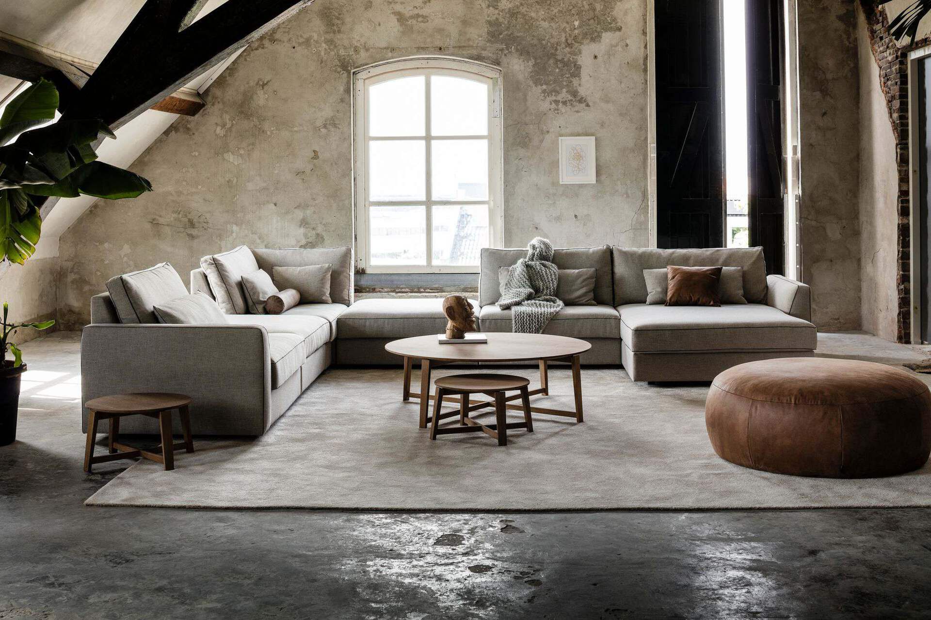 Loungebank hoekbank Adino