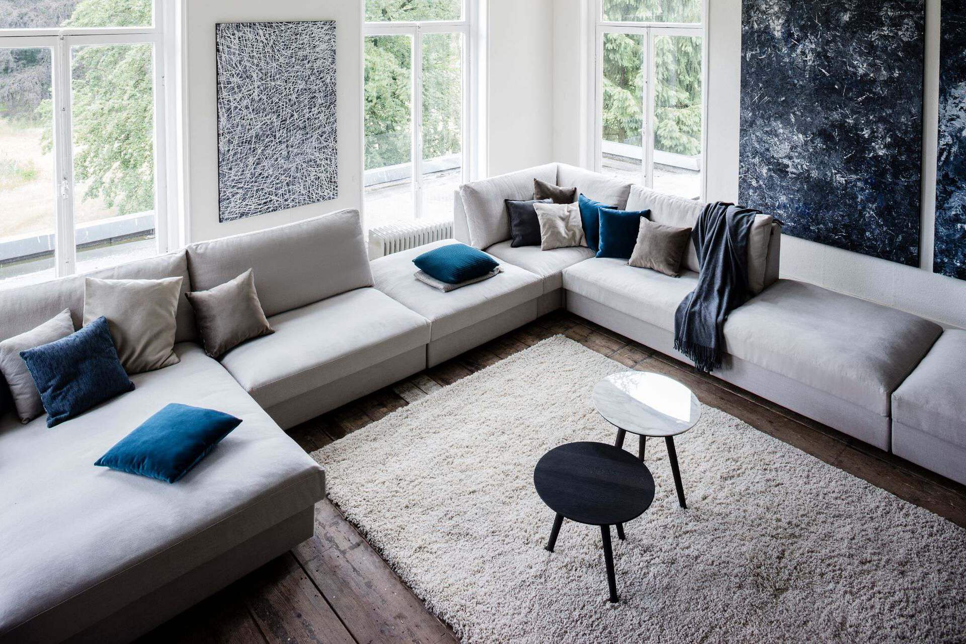 Loungebank hoekbank Avelino