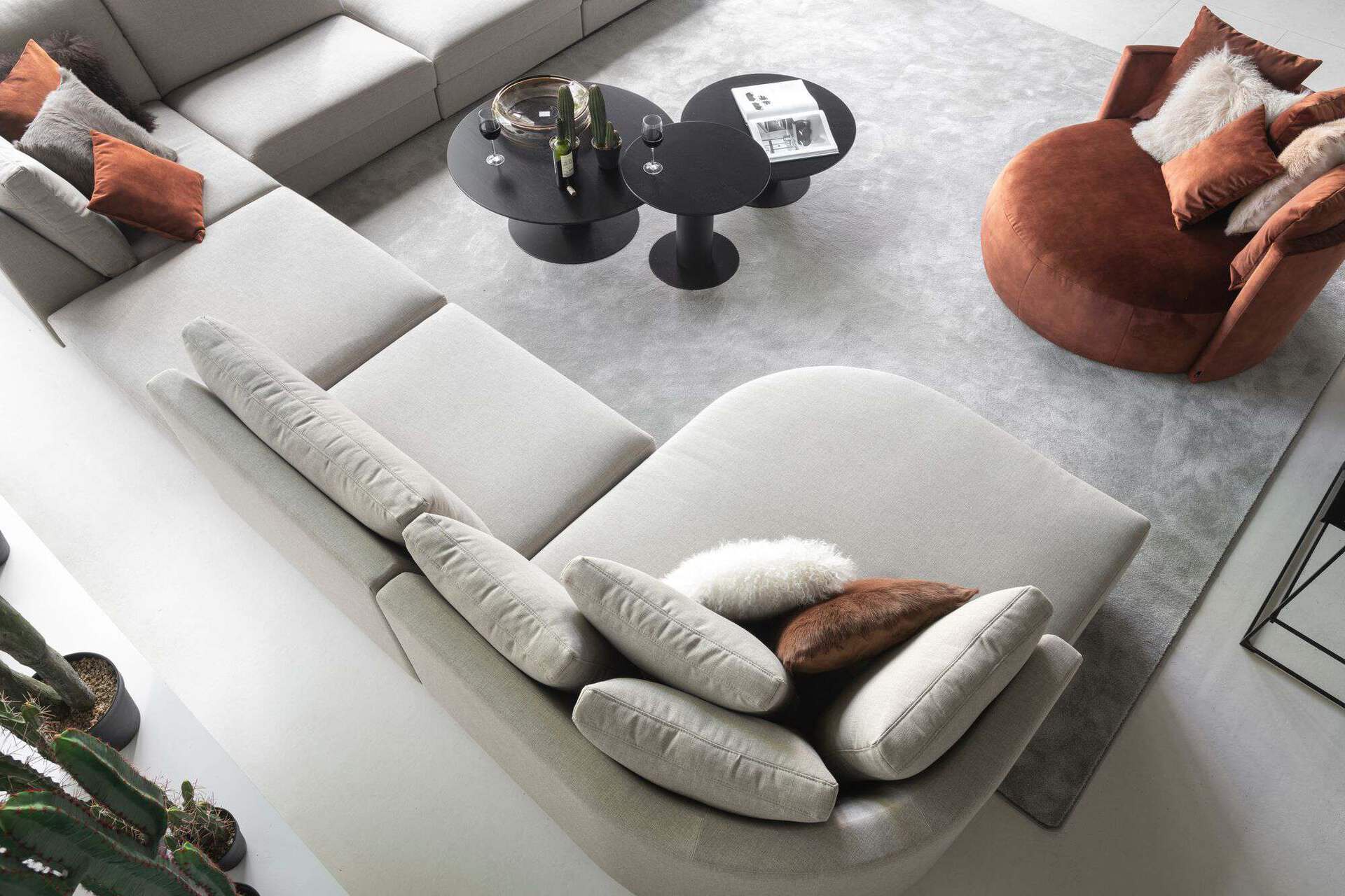 Loungebank hoekbank Avelino - Afbeelding 12