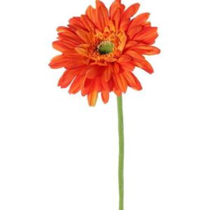 Gerbera oranje 63 cm