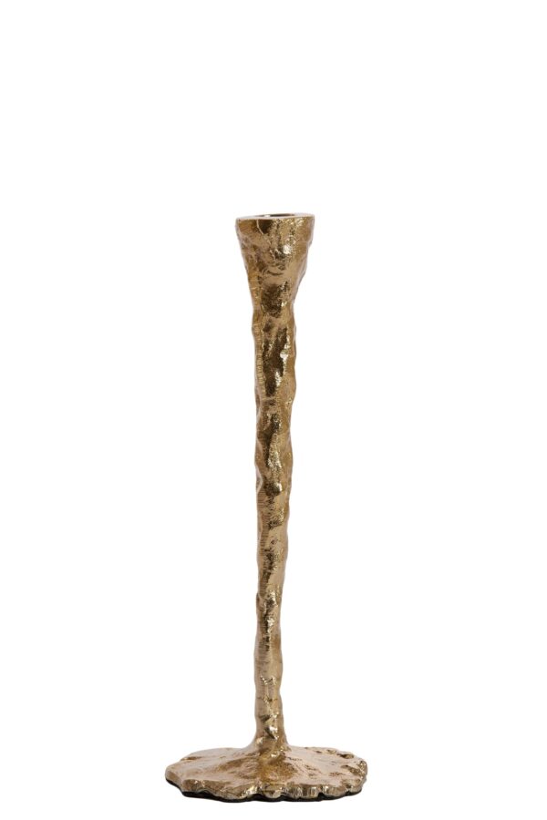Kandelaar goud- medium 11x30,5 cm