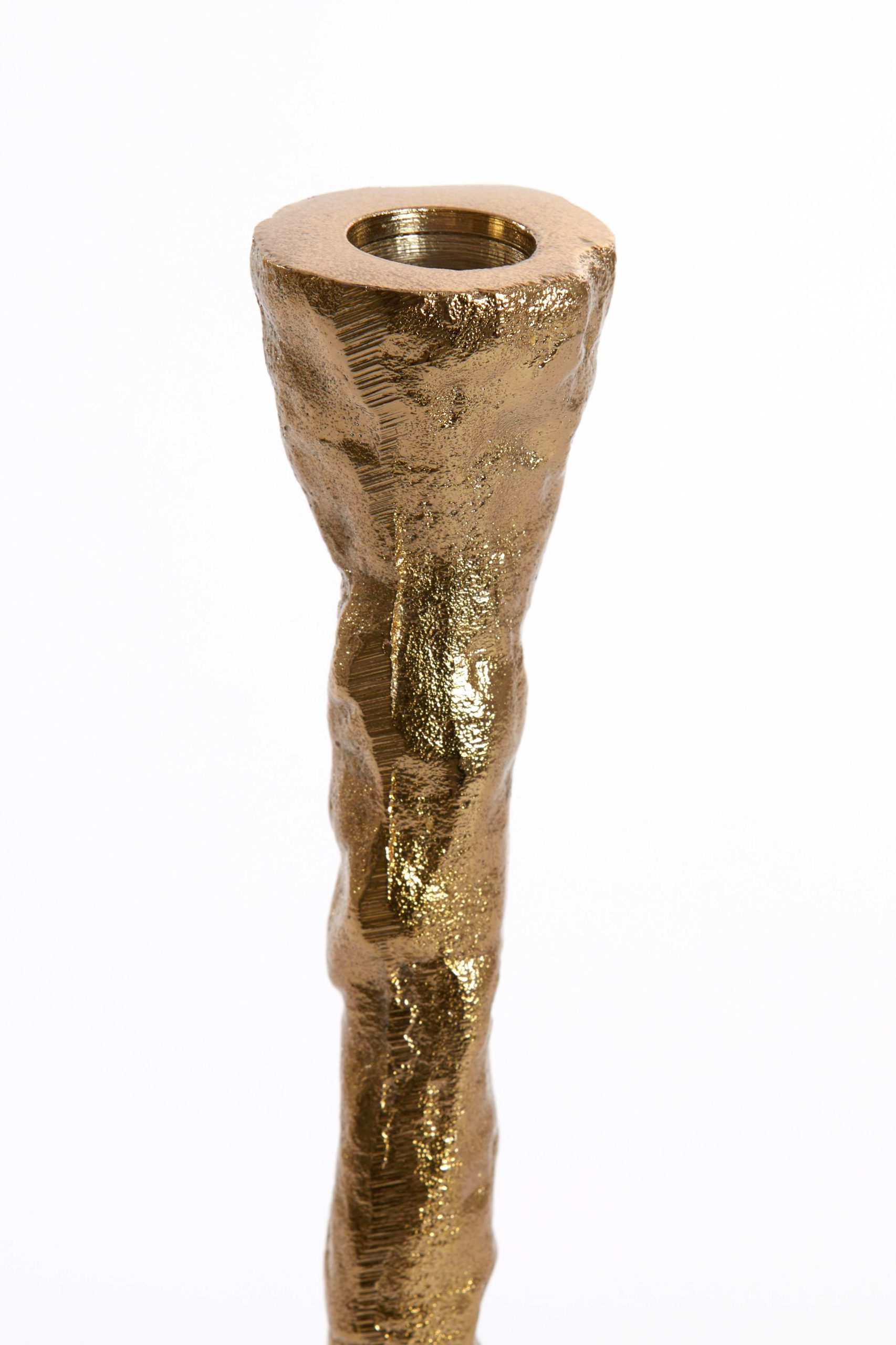 Kandelaar goud- large 12x41 cm - Afbeelding 3