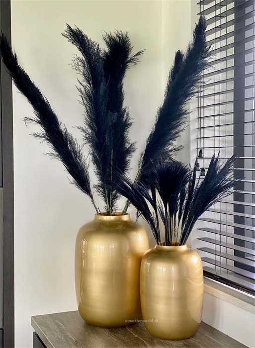 Gouden vaas Nala M - H35 - Afbeelding 2