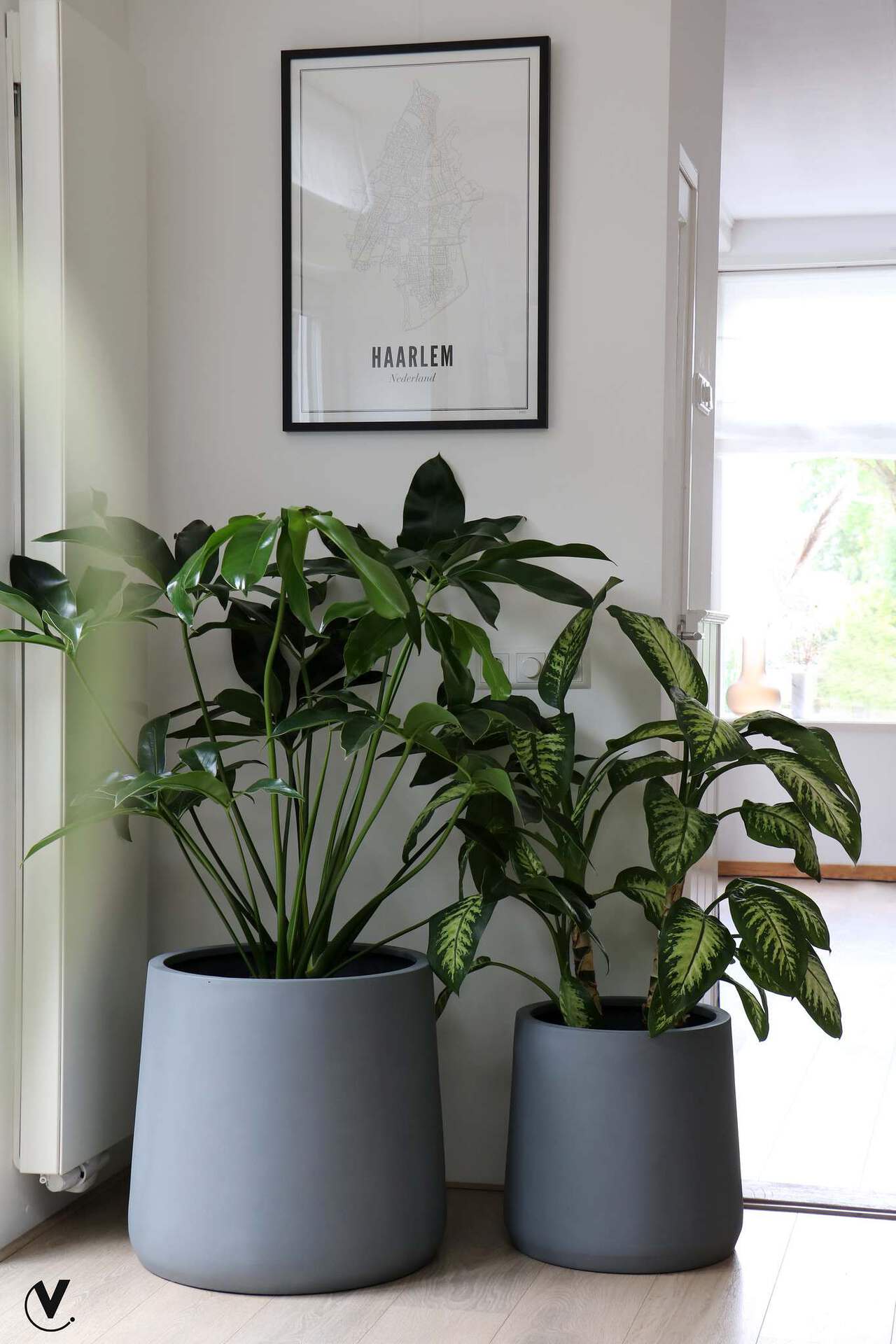 Bloempot Grijs Potland H40 - Afbeelding 2