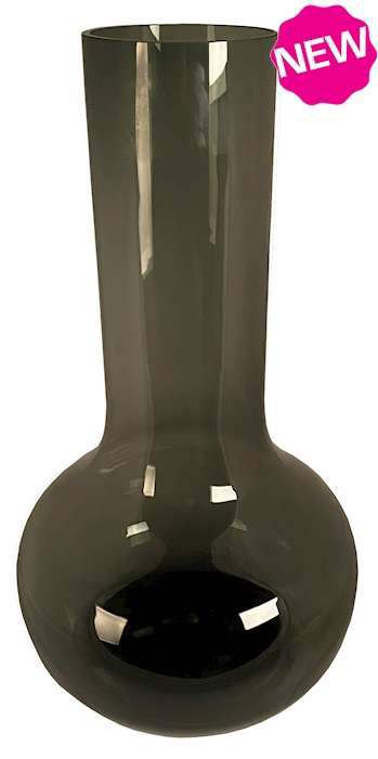 Glazen vaas Siem smoked grey – H50