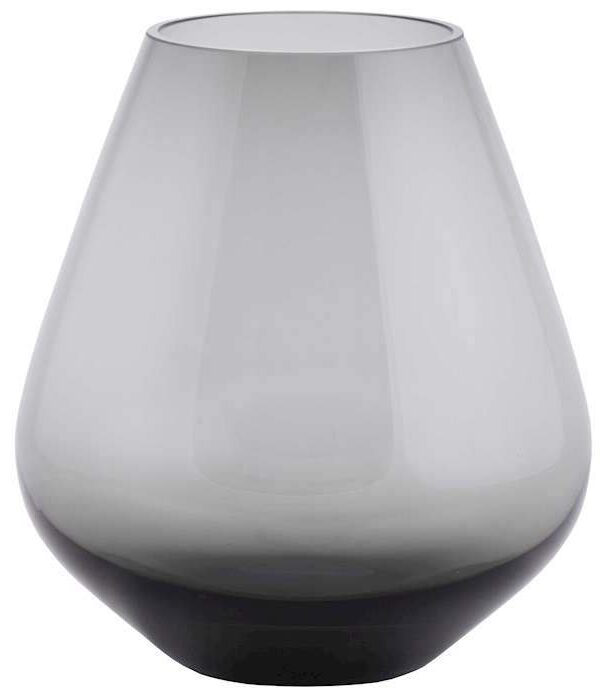 Glazen vaas Tasman smoked grey – H20