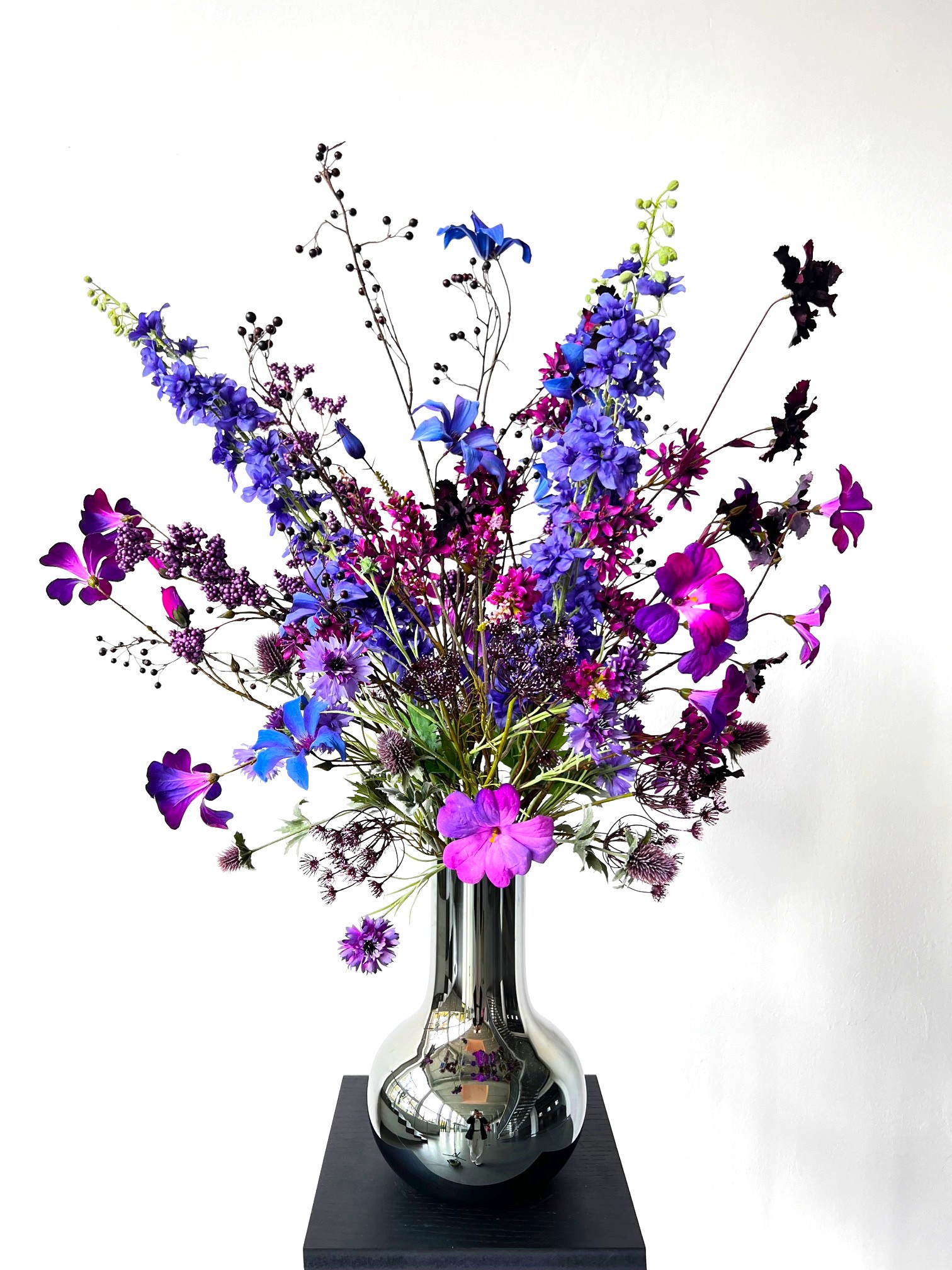 Zijdebloemen boeket Guusje groot - Afbeelding 3