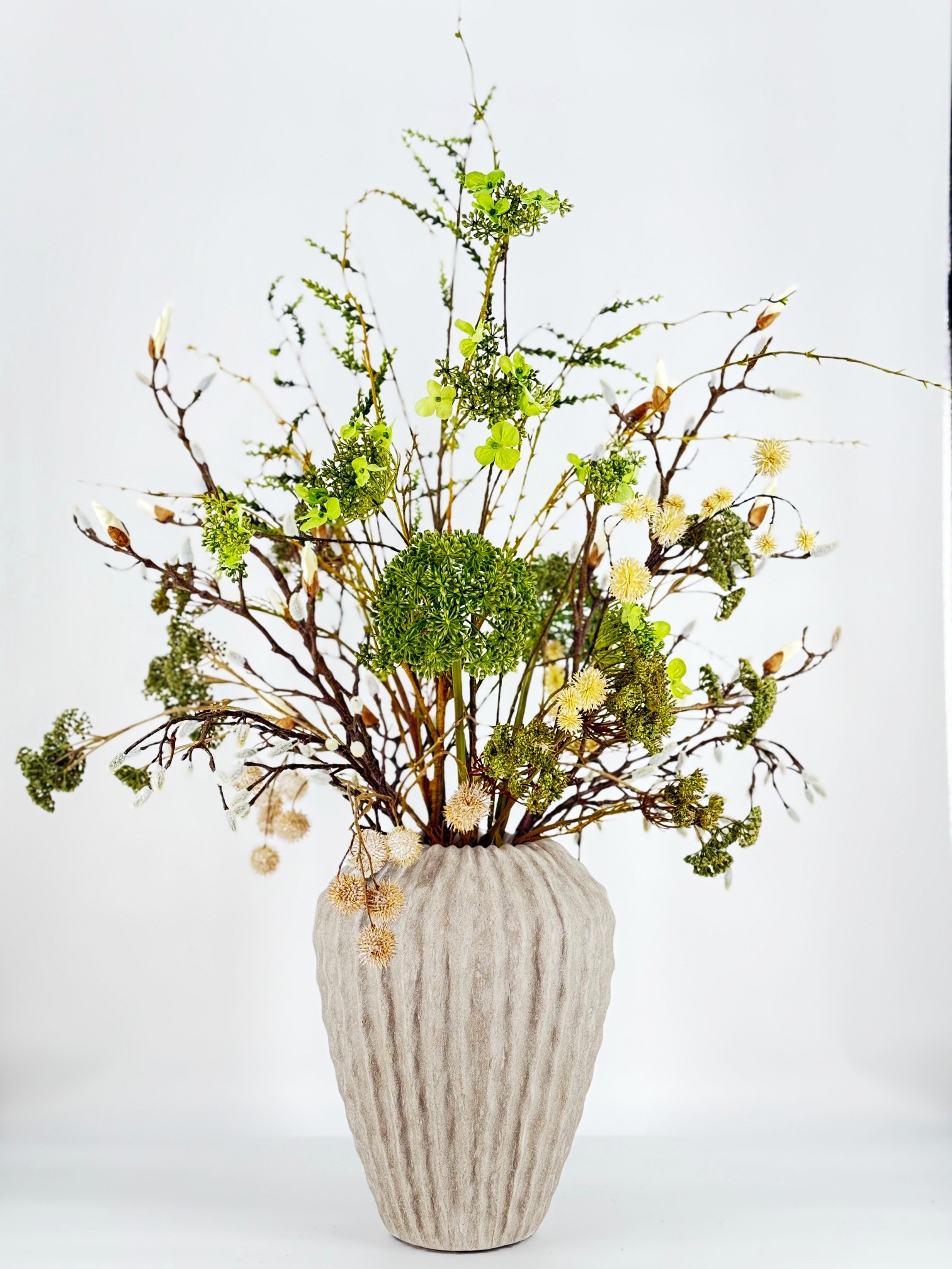 Groot zijdenbloemen boeket Indy - Afbeelding 4