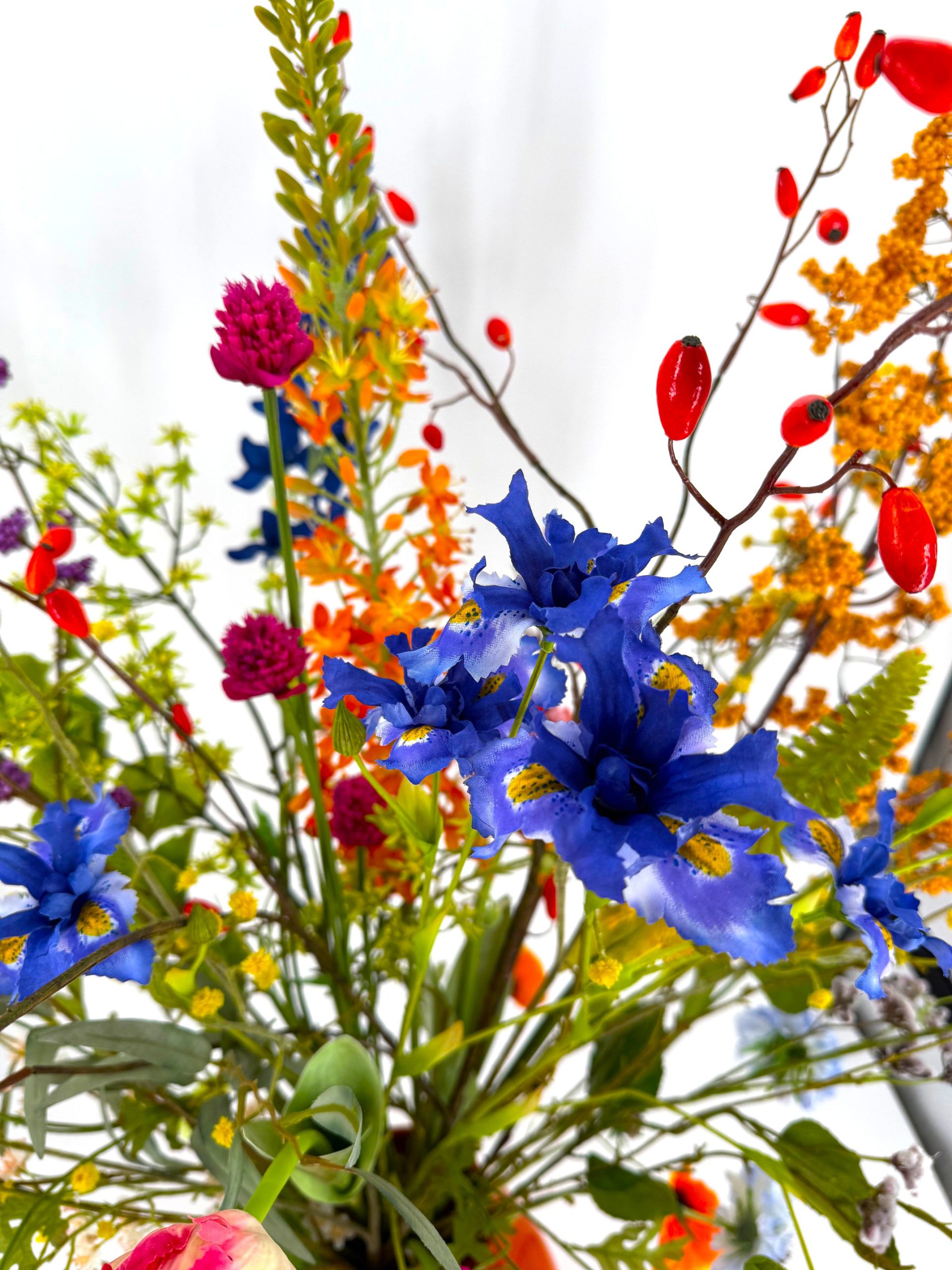 Groot zijden bloemen boeket Saar - Afbeelding 2