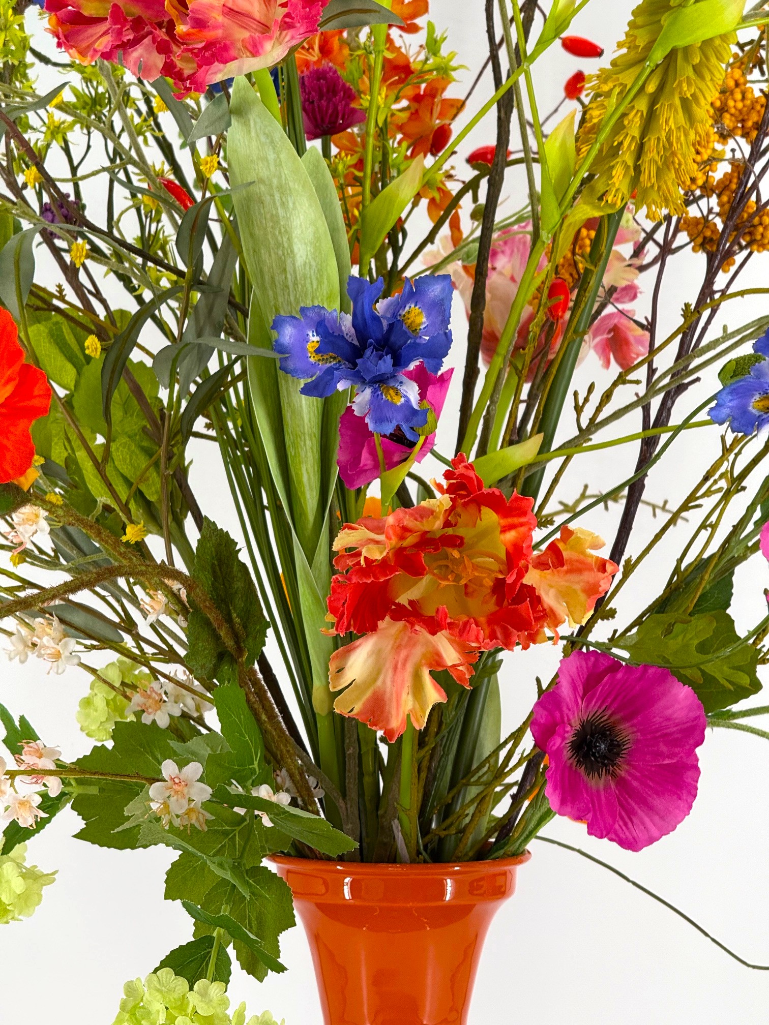 Groot zijden bloemen boeket Saar - Afbeelding 3