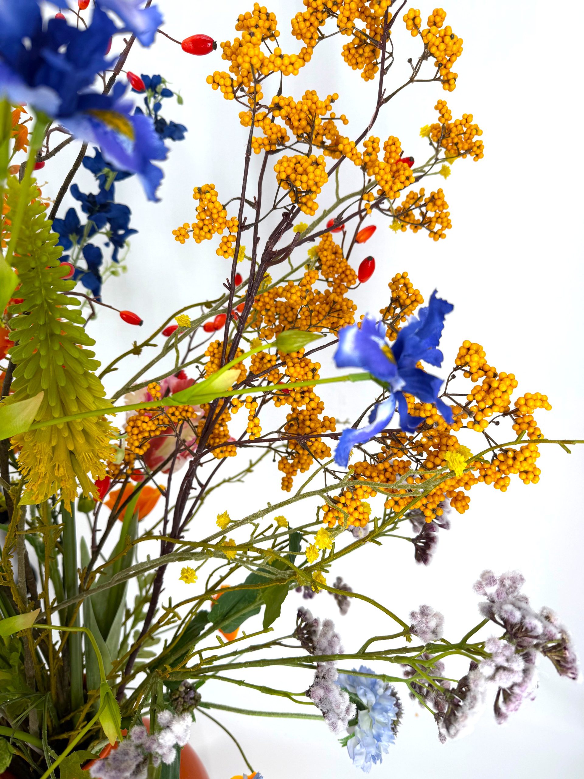 Groot zijden bloemen boeket Saar - Afbeelding 4