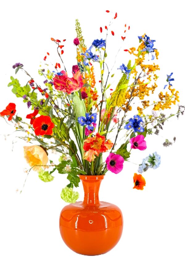 Groot zijden bloemen boeket Saar