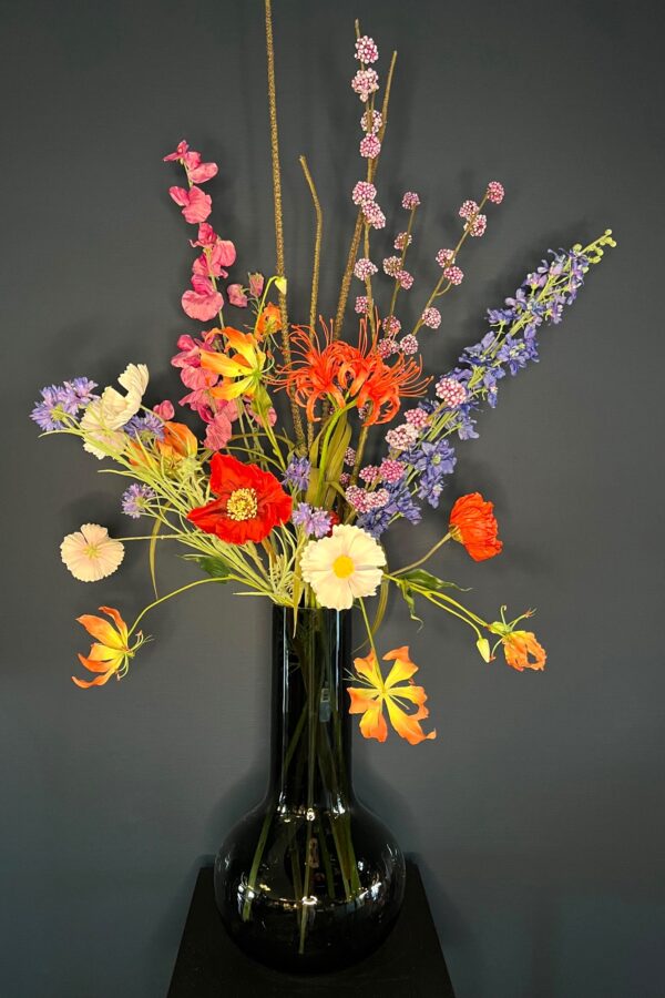 Plukboeket zijdebloemen Jade