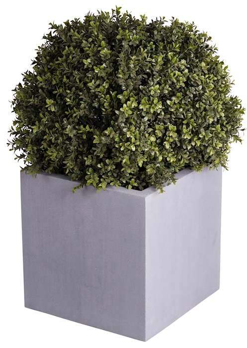 Plantenbak vierkant Elsa grijs 40 cm VTW