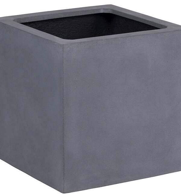 Plantenbak vierkant Elsa grijs 50 cm VTW