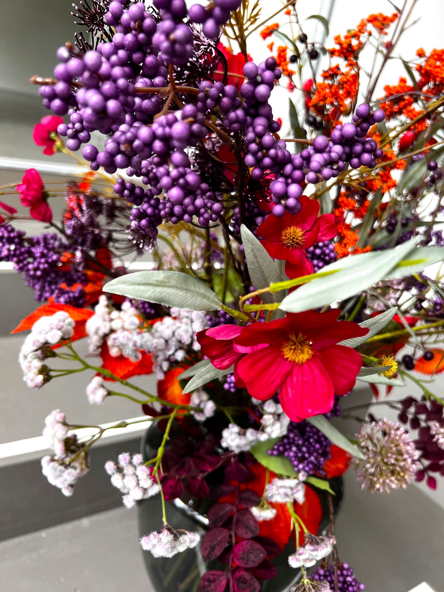 Zijden plukboeket Lilly - Afbeelding 3