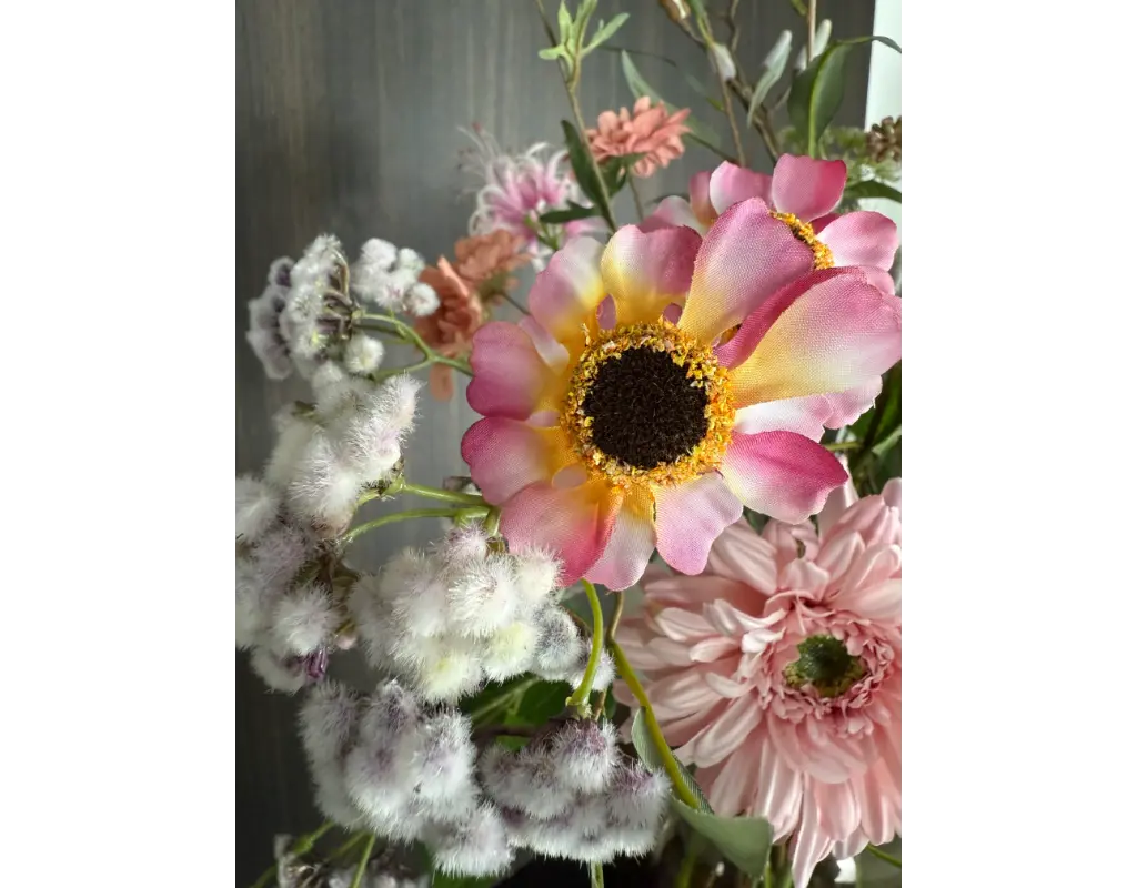 Zijden plukboeket Inge - Afbeelding 3