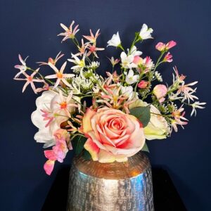 Zijde bloemen boeket Katie