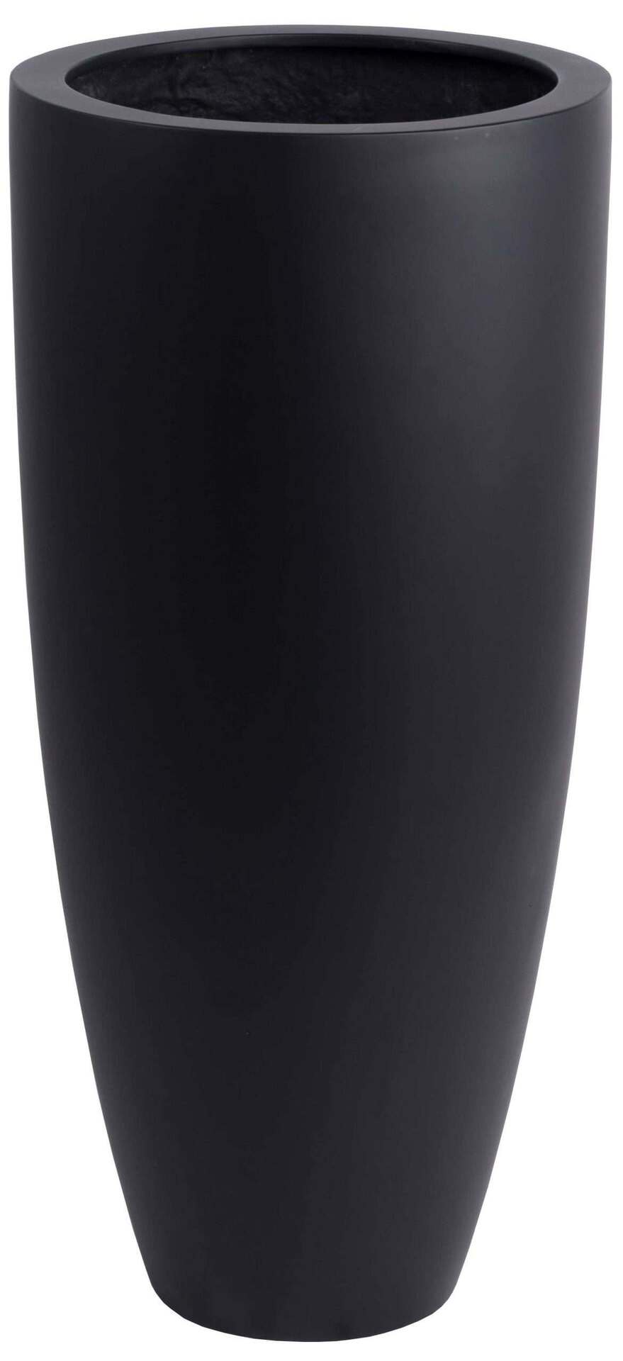 Bloempot / vaas Kenny zwart hoogte 80 cm VTW - Afbeelding 2