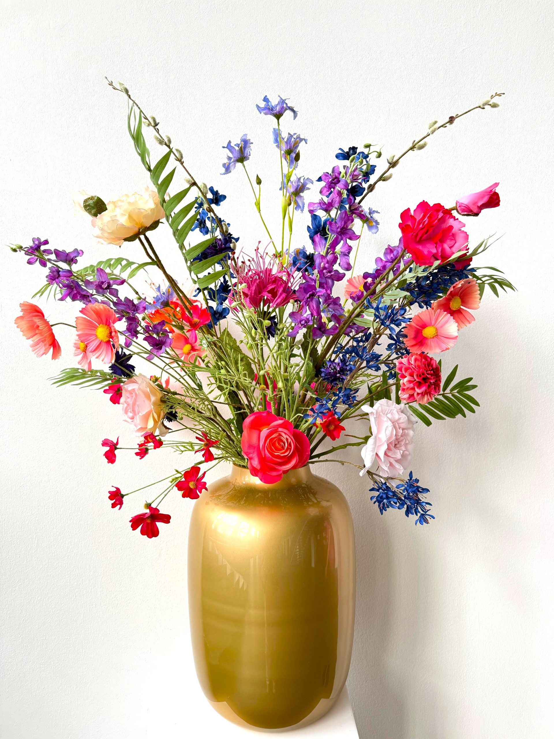 Groot zijden bloemen boeket Nikkie - Afbeelding 2