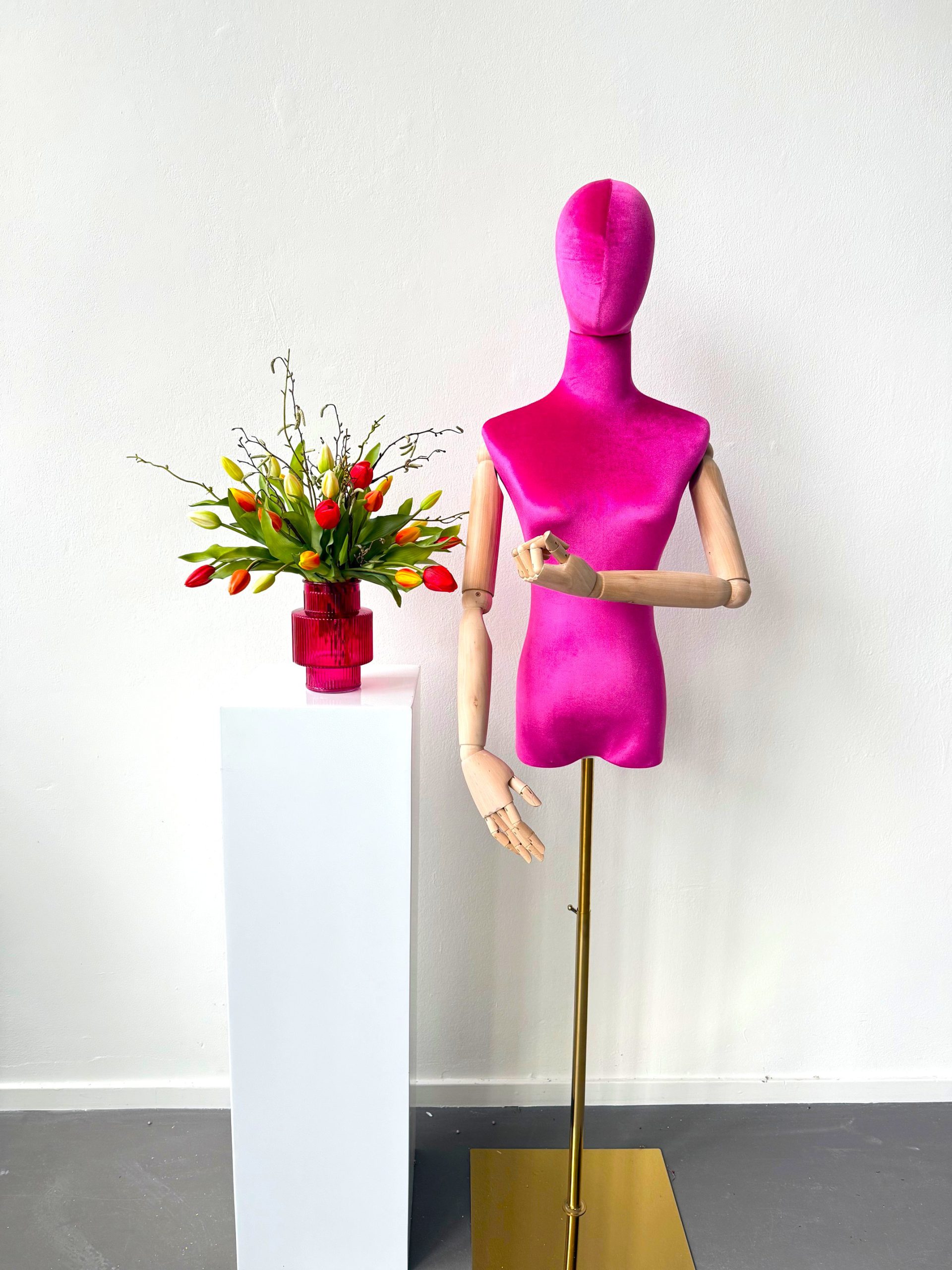 Kunst tulpen boeket Milou - Afbeelding 2