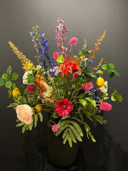 Zijden plukbloemen boeket Fien - Afbeelding 2