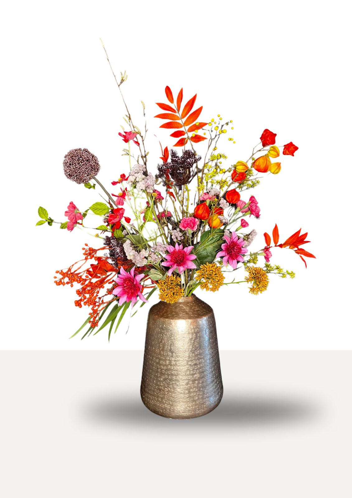 Zijdenbloemen boeket Julia