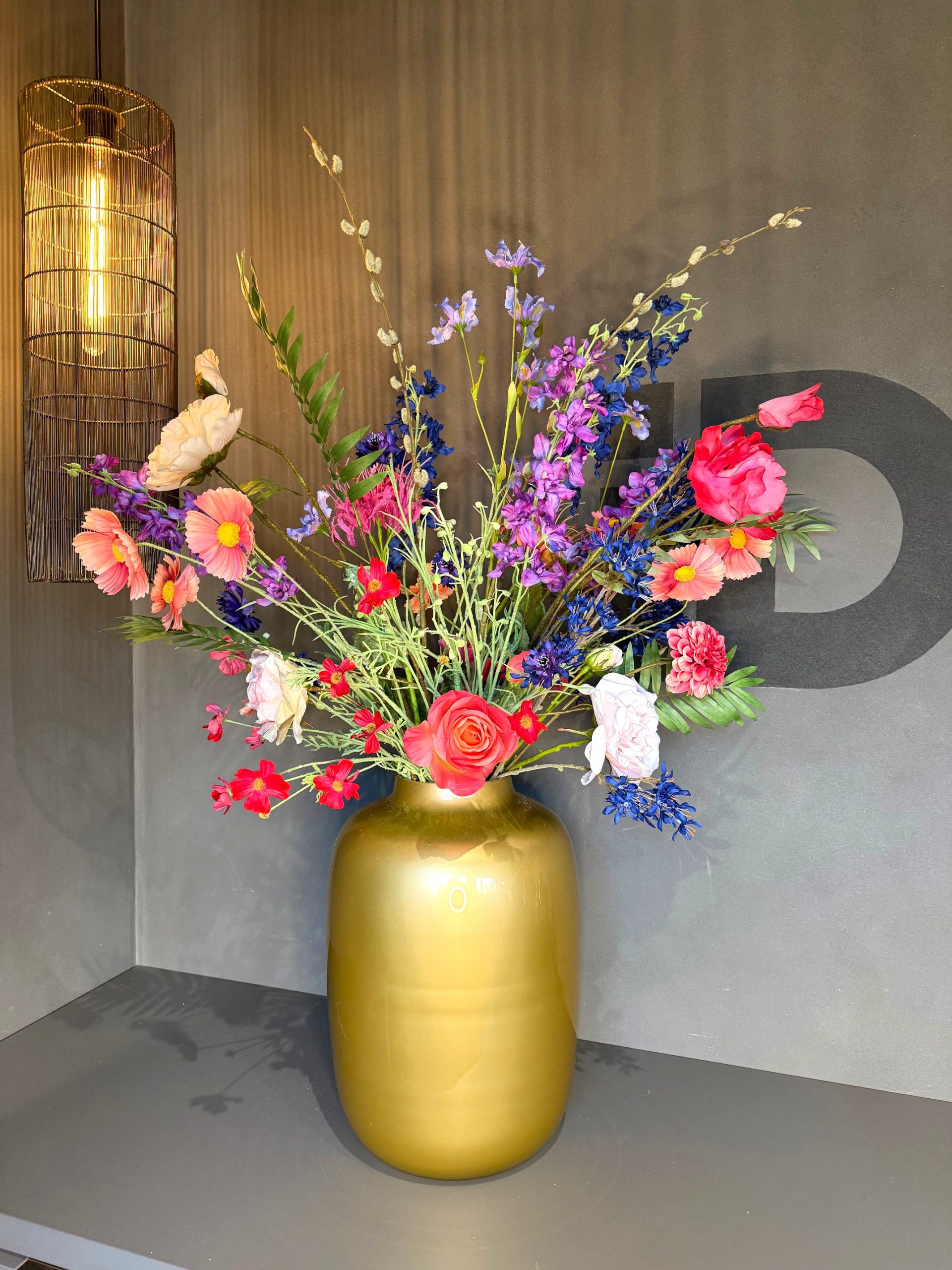 Groot zijden bloemen boeket Nikkie - Afbeelding 4