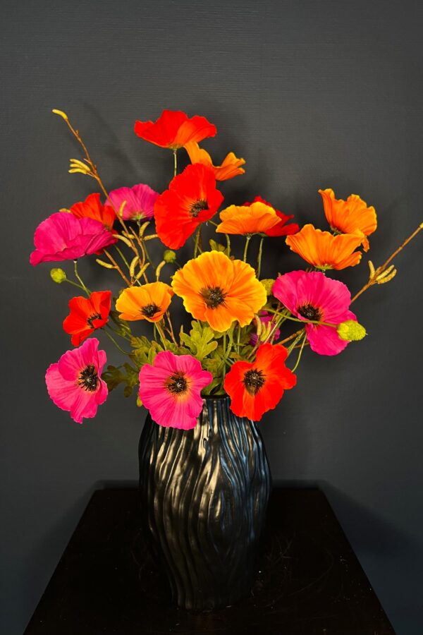 Zijde bloemen boeket Wies