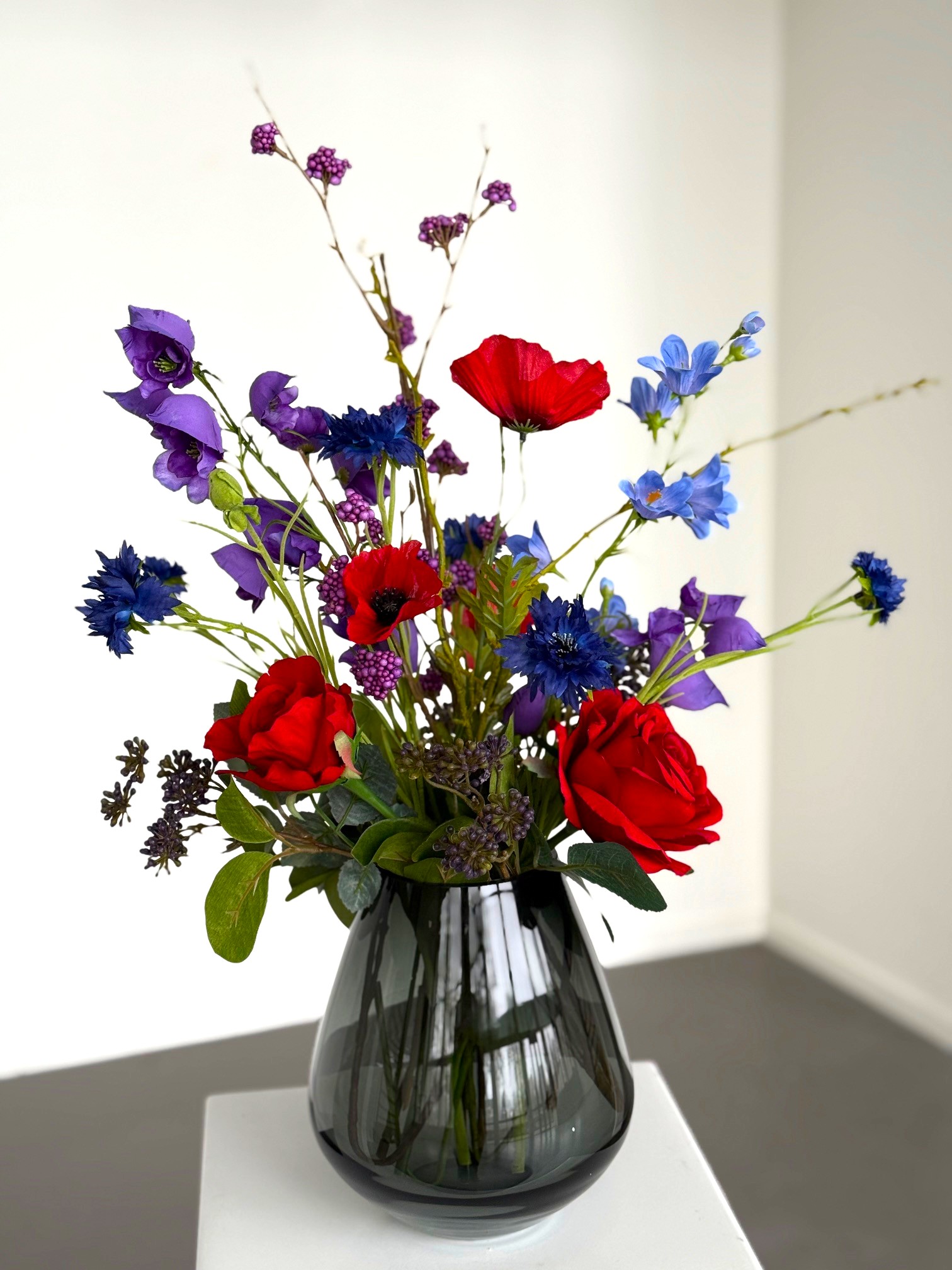 Kunstbloemen boeketje Ivy