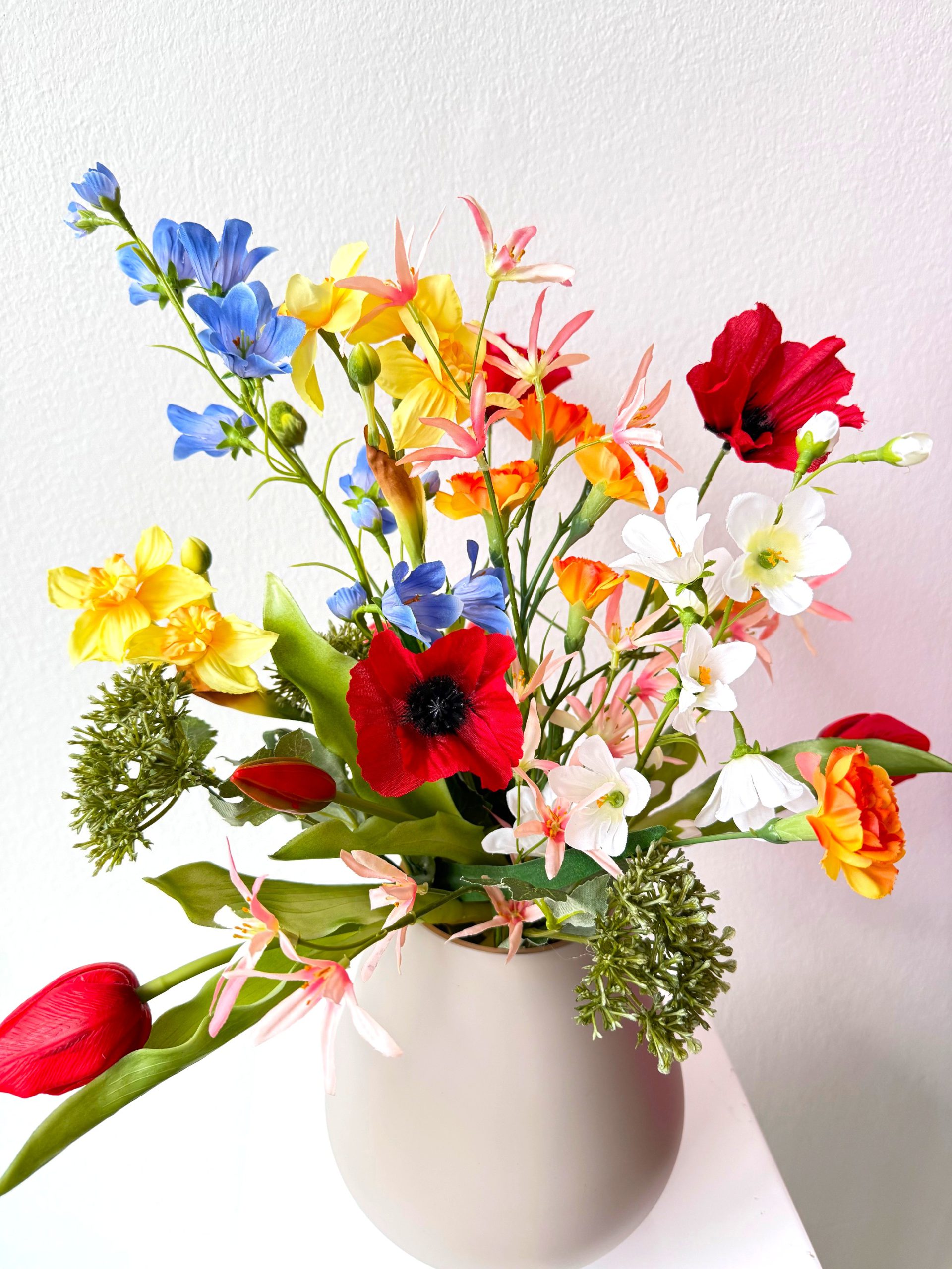 Zijdenbloemen boeketje Marloes - Afbeelding 3