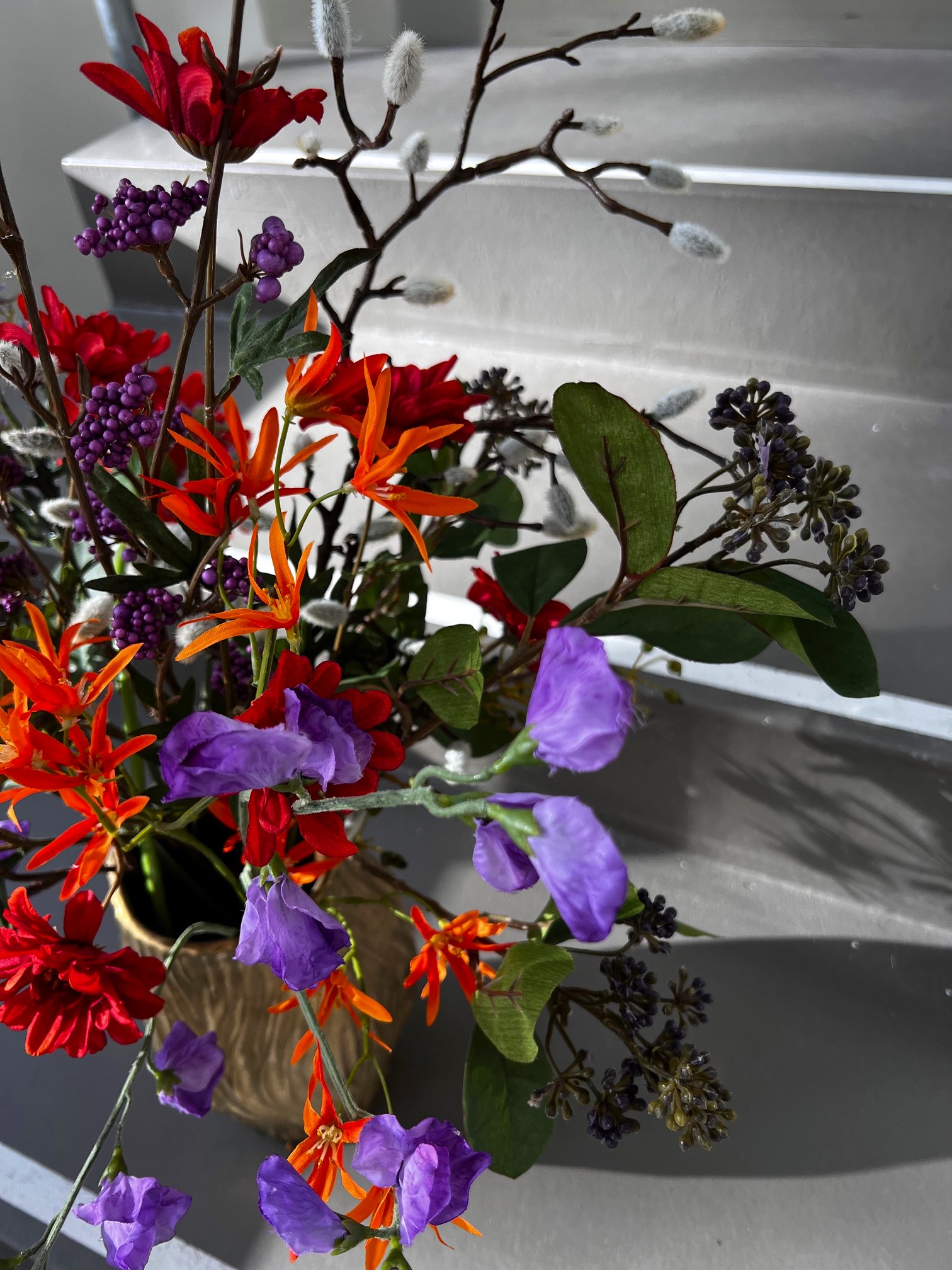 Zijdenbloemen boeket Ida - Afbeelding 3