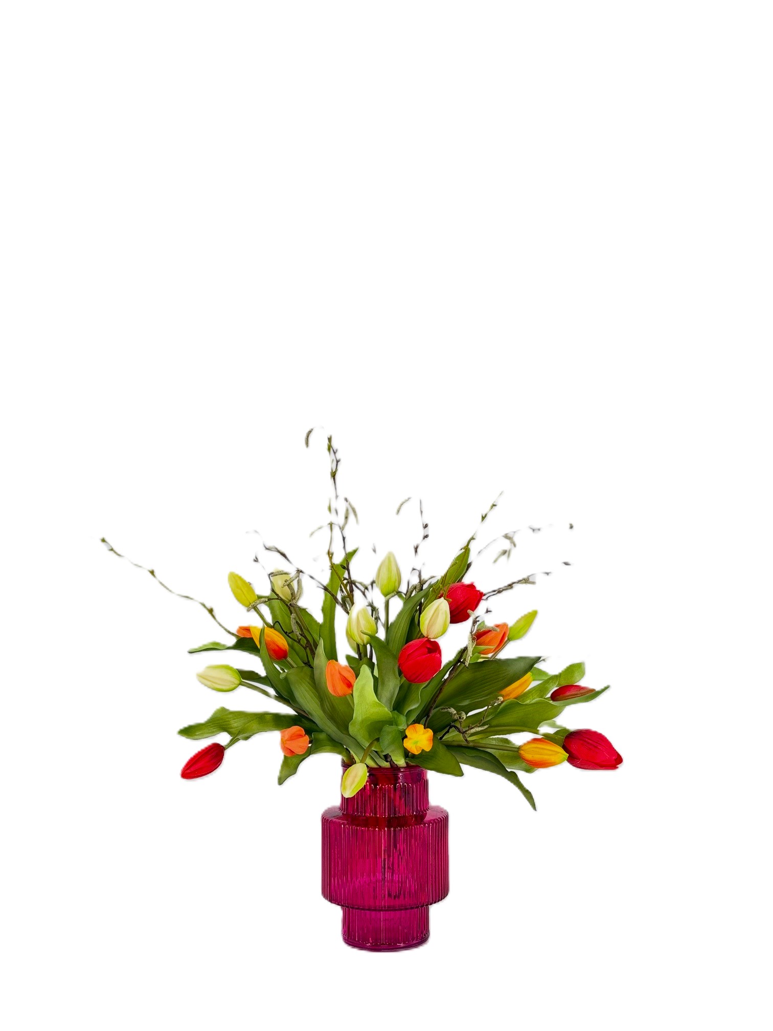 Kunst tulpen boeket Milou - Afbeelding 3