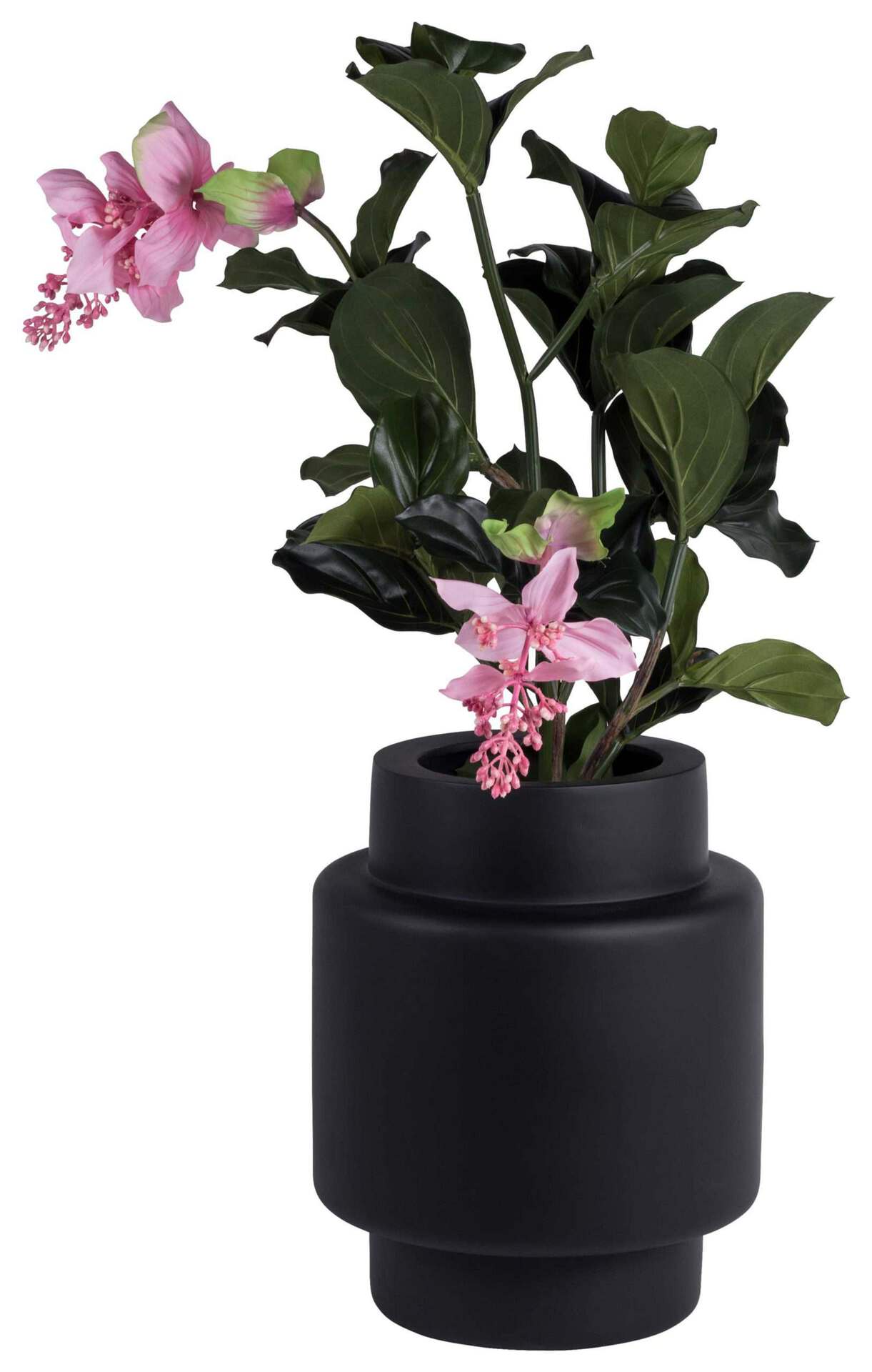 Bloempot Byland mat zwart hoogte 70 cm VTW