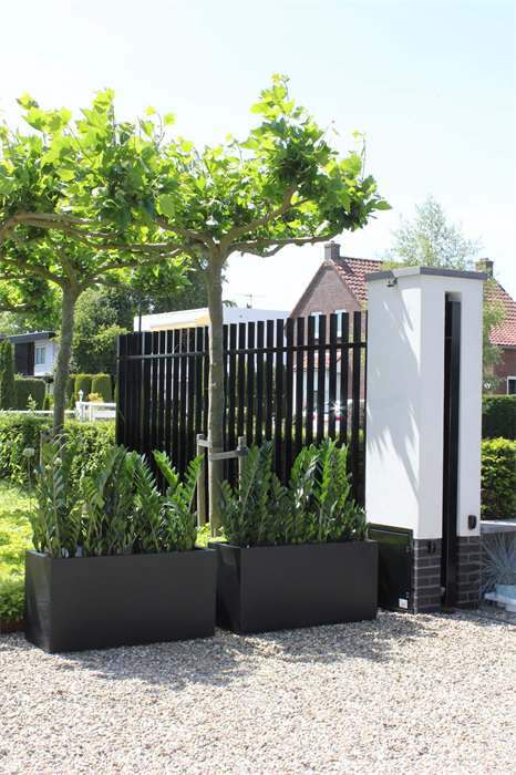 Plantenbak Indy grijs breedte 80 cm VTW - Afbeelding 4