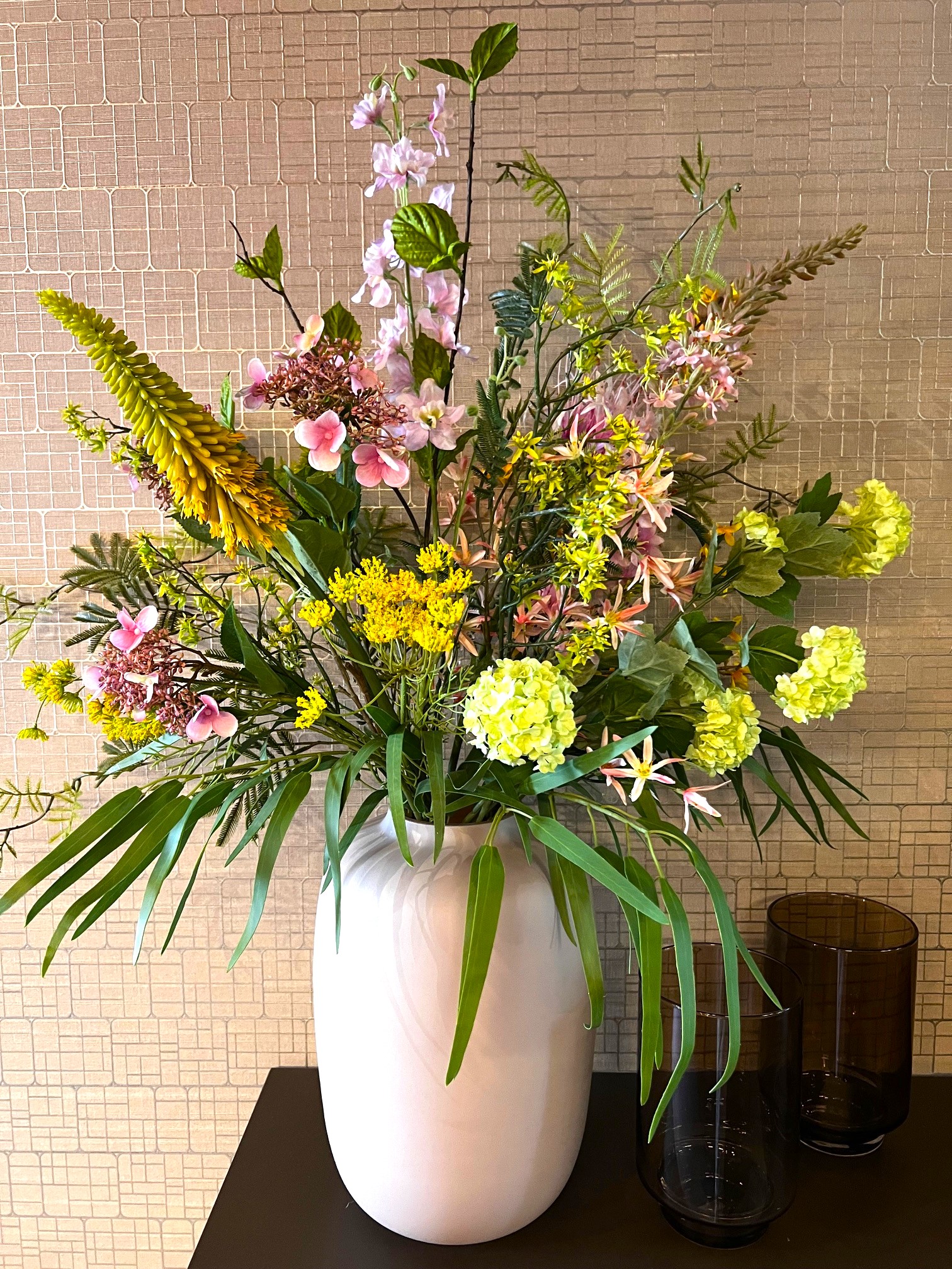 Plukboeket zijdebloemen Maud - Afbeelding 3